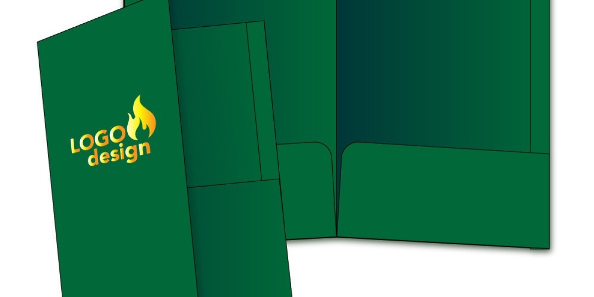 Embossed Folders with Logo for Professional Brand Identity